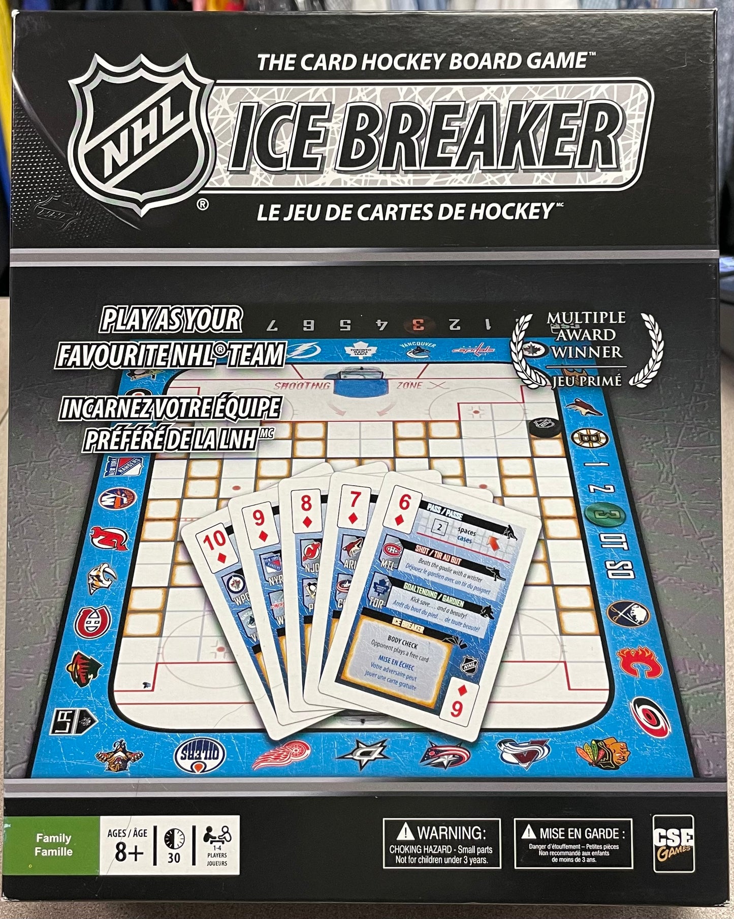 Multi  The Card Hockey Board Gam, 8Y+