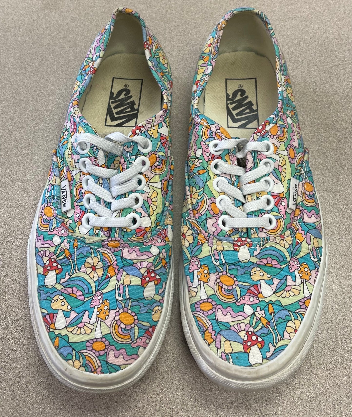Multi  Vans Lace Sneaker, 8Y