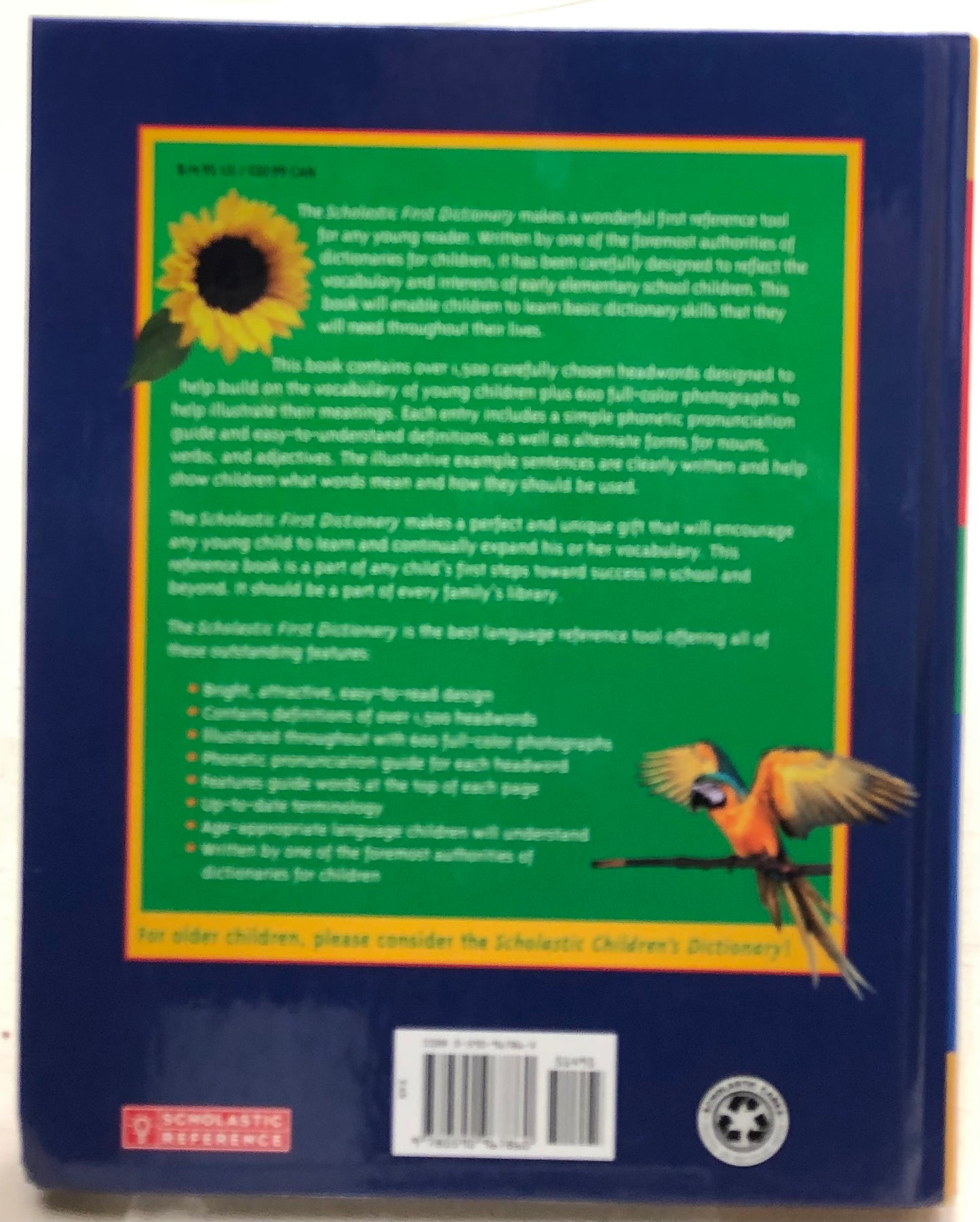 Multi  Scholastic First Dictiona, Hardcover