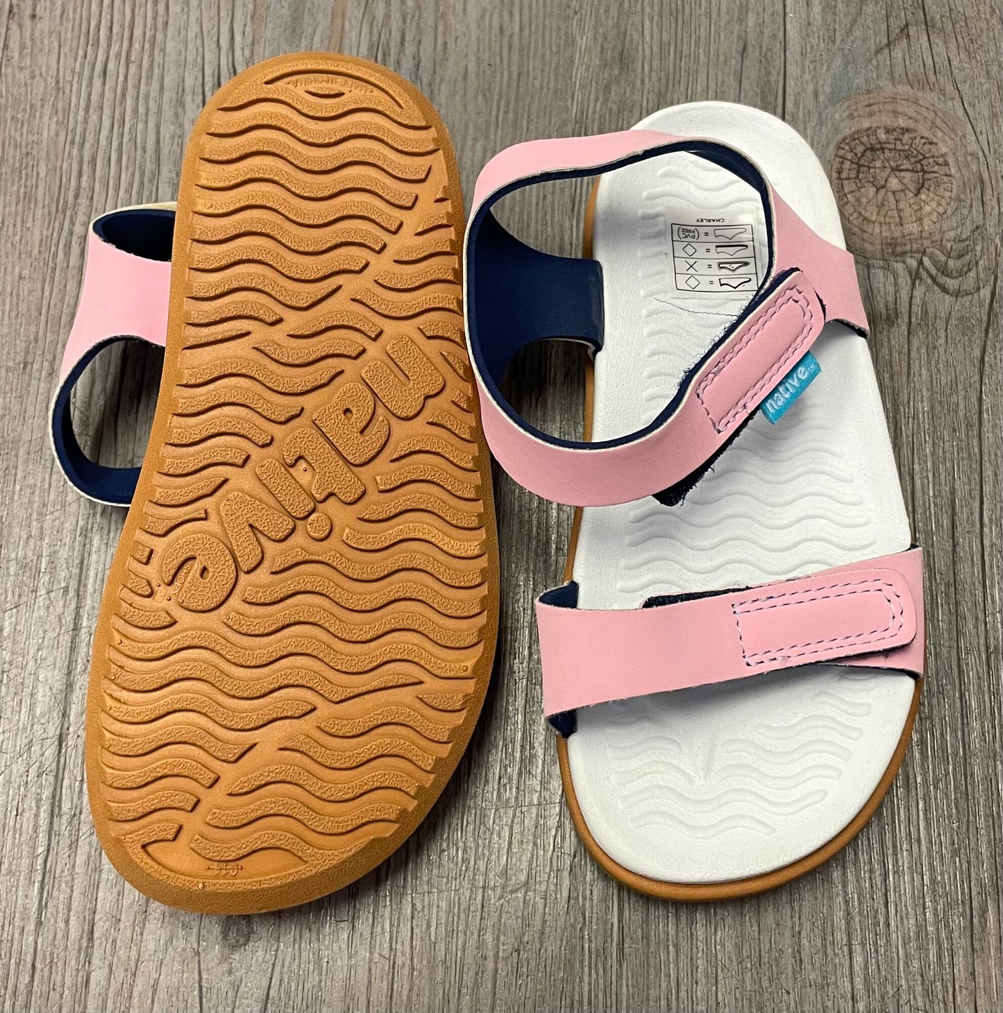 Pink  Native Charley Sandals, C11