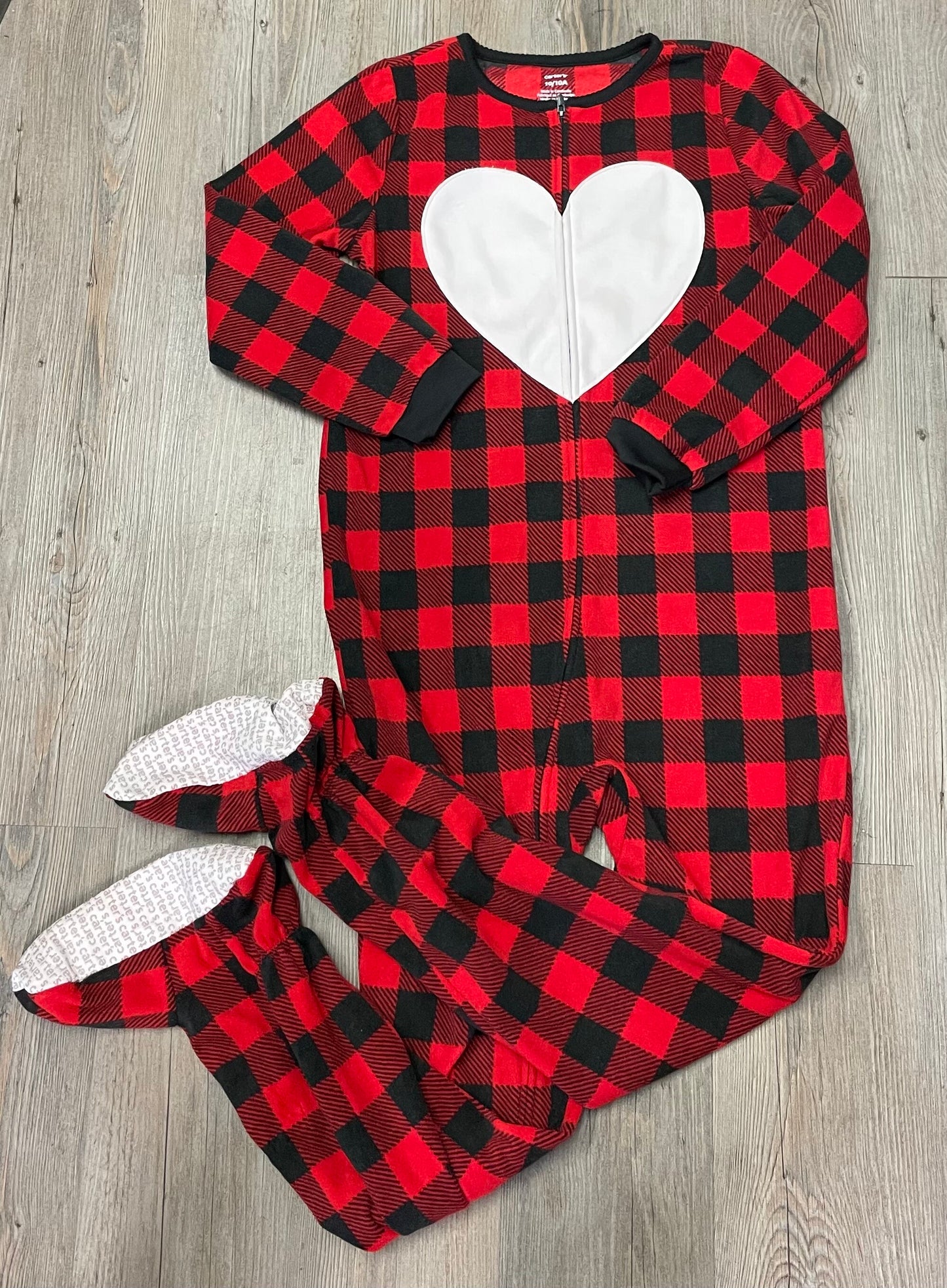 Red  Carters Pj Onesie, 10Y