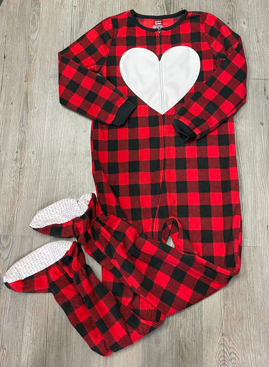 Red  Carters Pj Onesie, 10Y