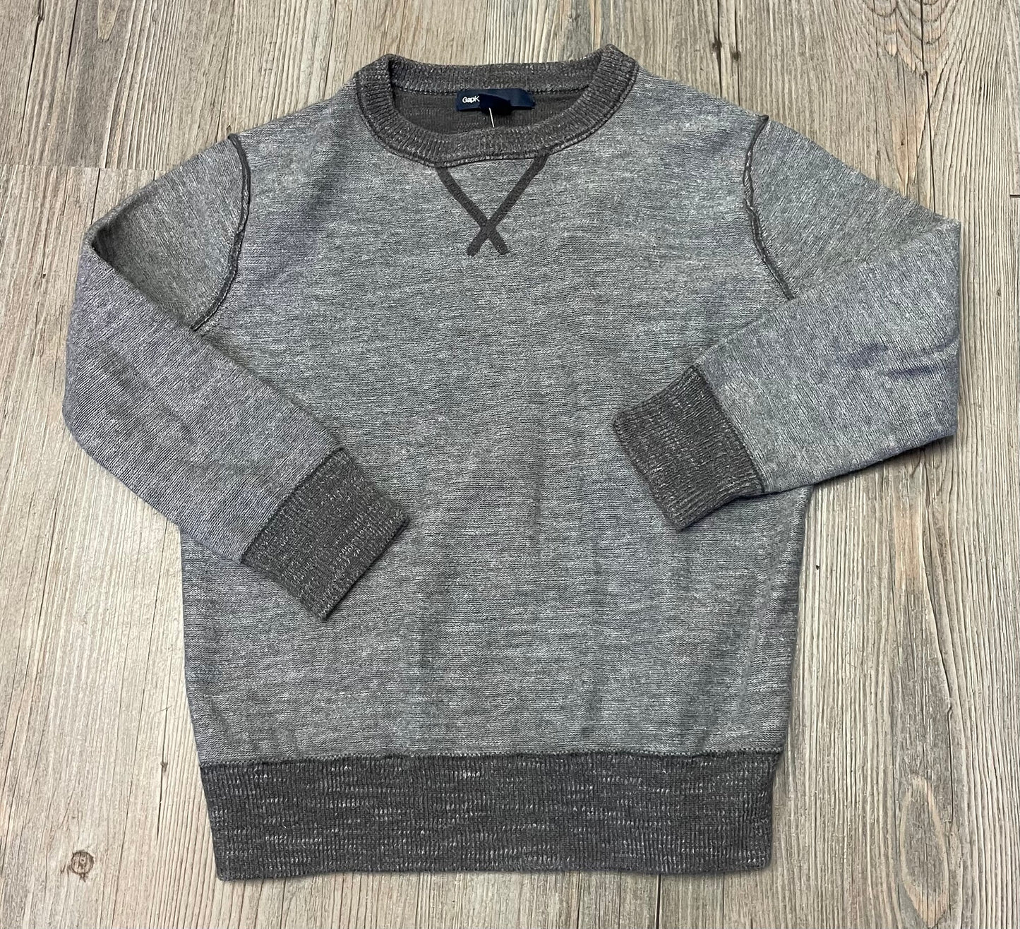 Grey  Gap Sweater LS, 4-5Y