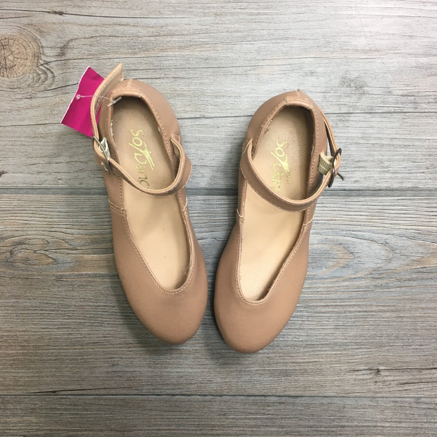 Beige  So Danca Tap Shoes, 10T