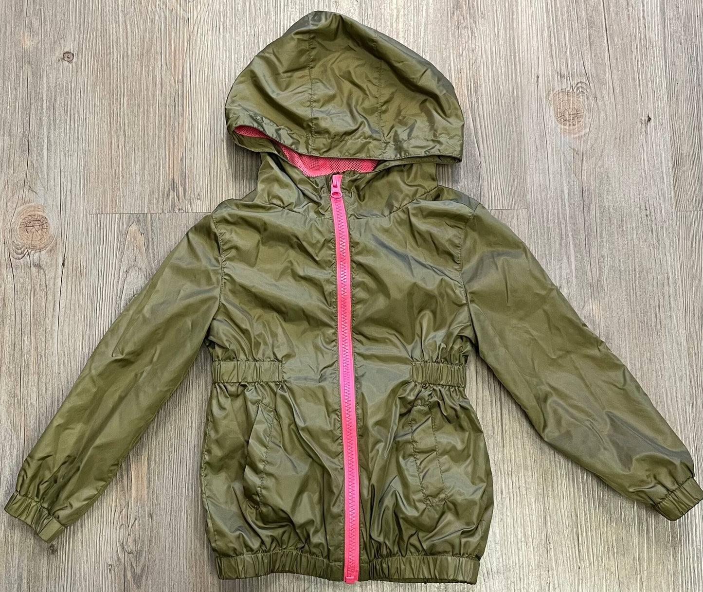 Green  Joe Fresh Windbreaker, 3Y
