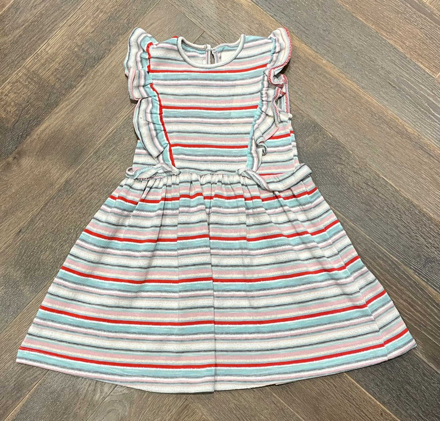 Multi  Vignette Terry Dress, 4Y