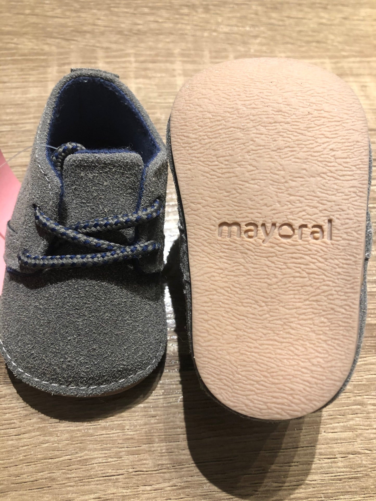 Grey  Mayoral Baby Shoes, NB