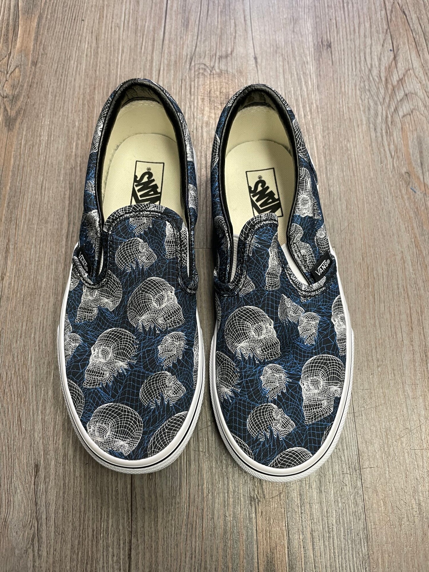 Blue  Vans Slip On Sneaker, 3Y