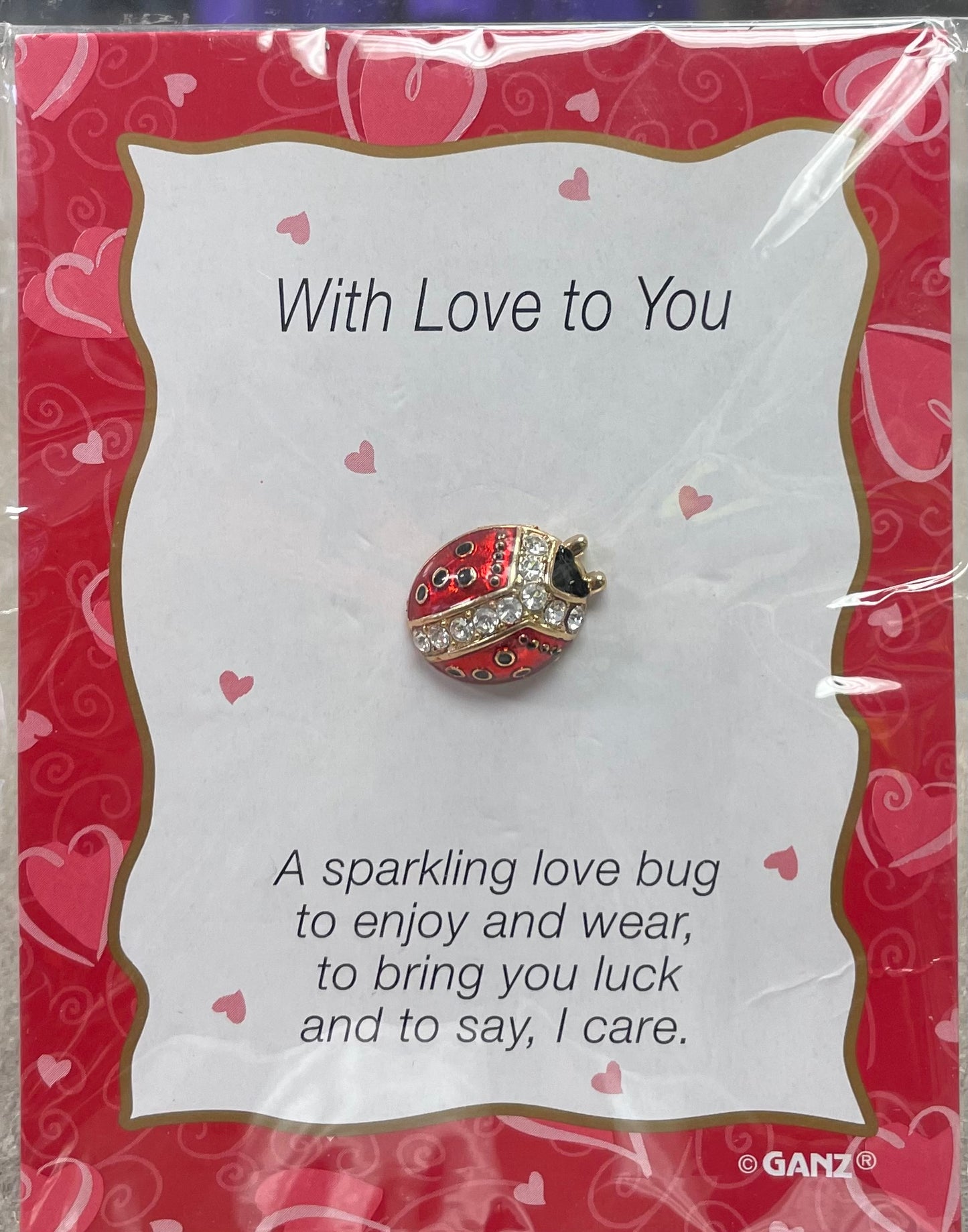 Red  Lady Bug Pin, NEW