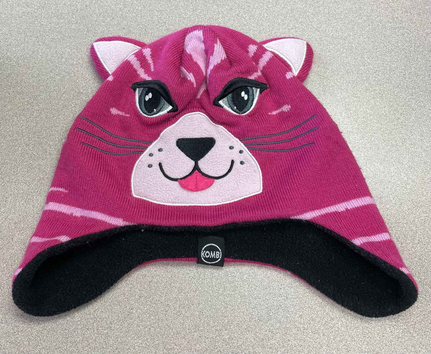 Pink  Kombi Knit Lined Hat, 6-8Y
