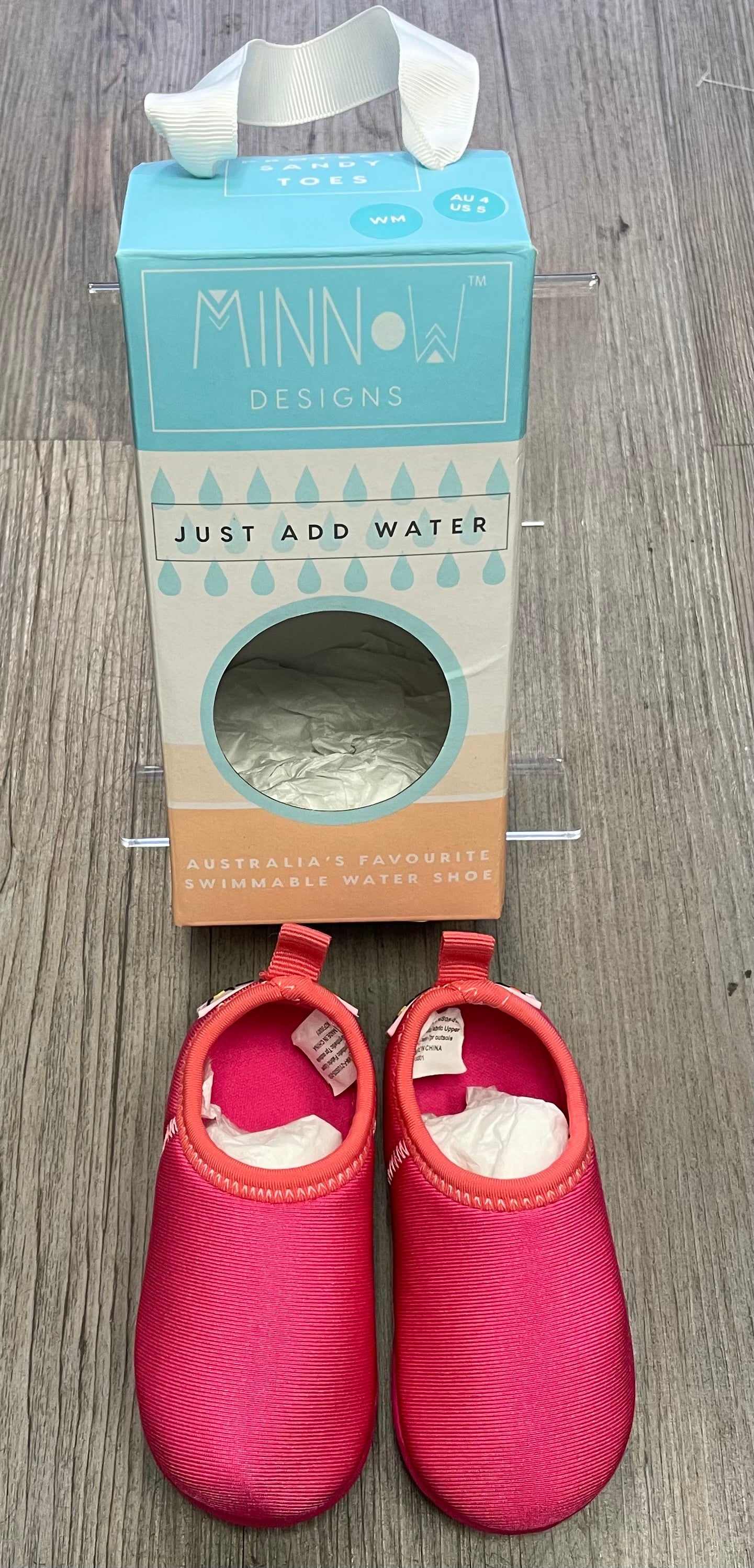 Pink  Minnow WM Water Shoes, 5T