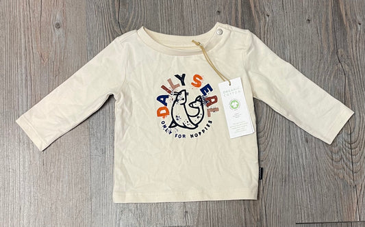 Beige  Noppies LS Tee, 1-2M
