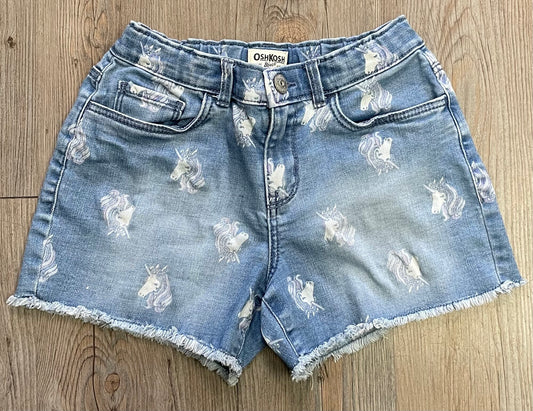 Blue  Oshkosh Unicorn Shorts, 8Y
