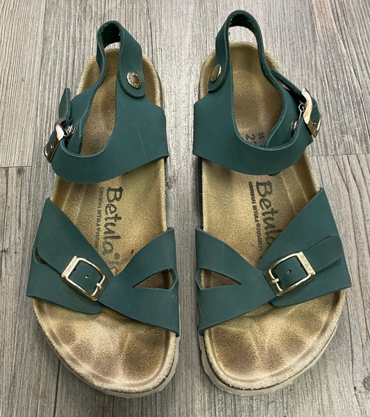 Green  Betula Sandals, 4Y