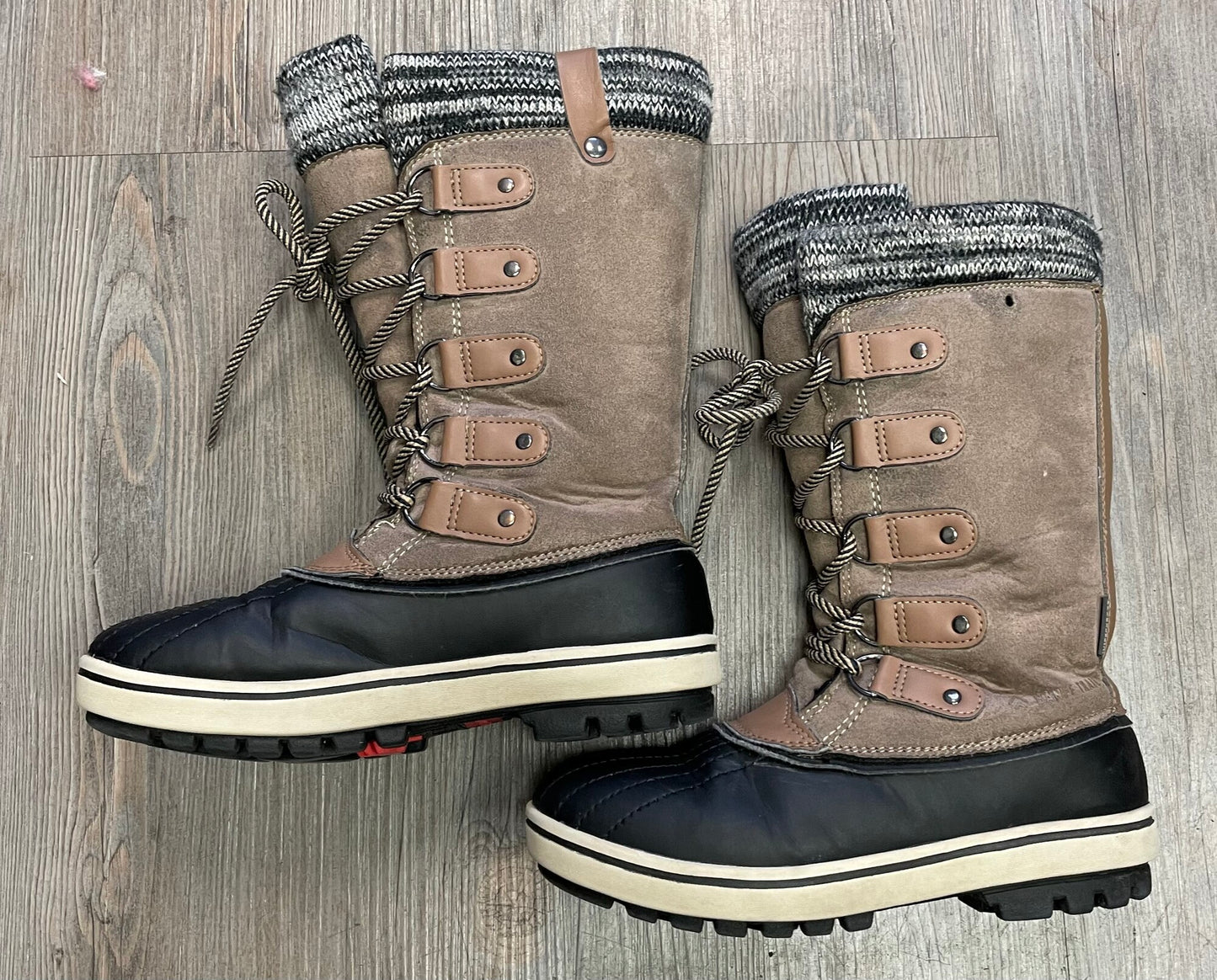 Brown  Banff Trail Winter Boots, 6Y