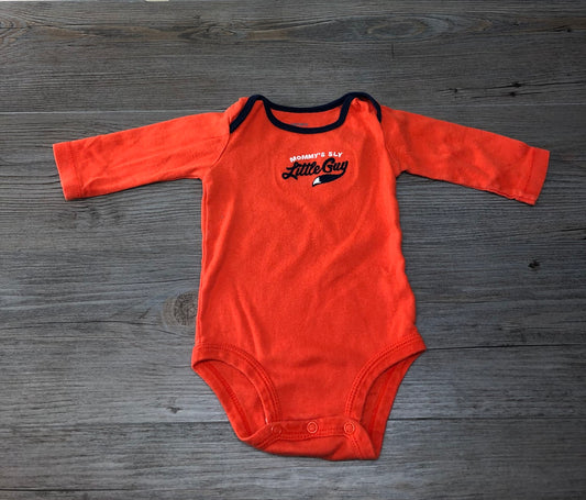 Orange  Carters Baby Onesie LS, 3M
