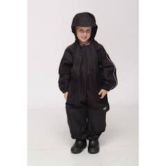 Black  Splashy Rain Suit, 12-18M