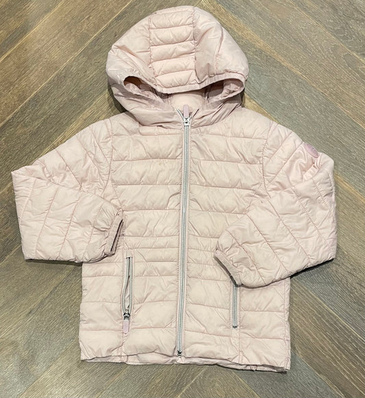 Pink  Point Zero Puffer Jacket, 4-5Y