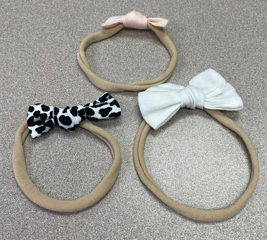 Multi  Bow Headband, 3pc