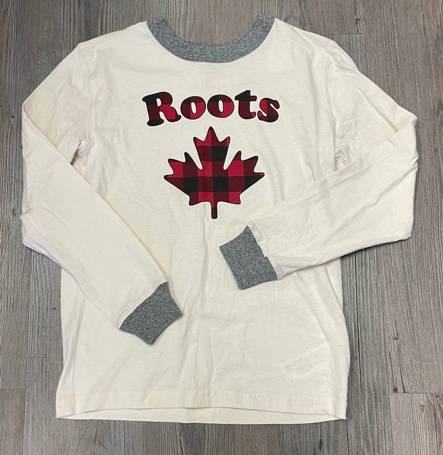 Ivory  Roots LS Tee, 7-8Y