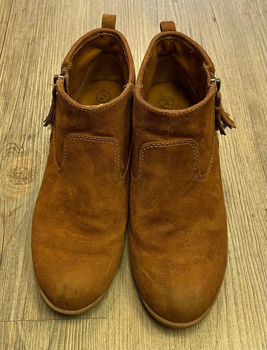 Brown  Cat & Jack Ankle Boots, 2Y
