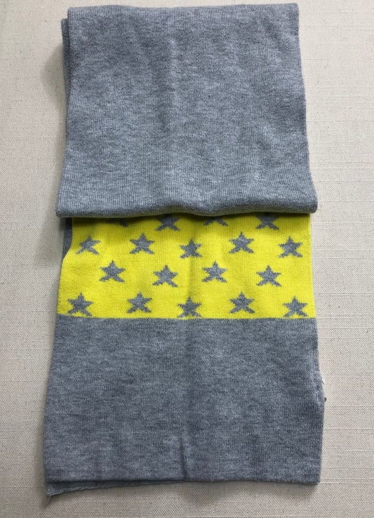 Grey  Knit Scarf, 120cmx18cm