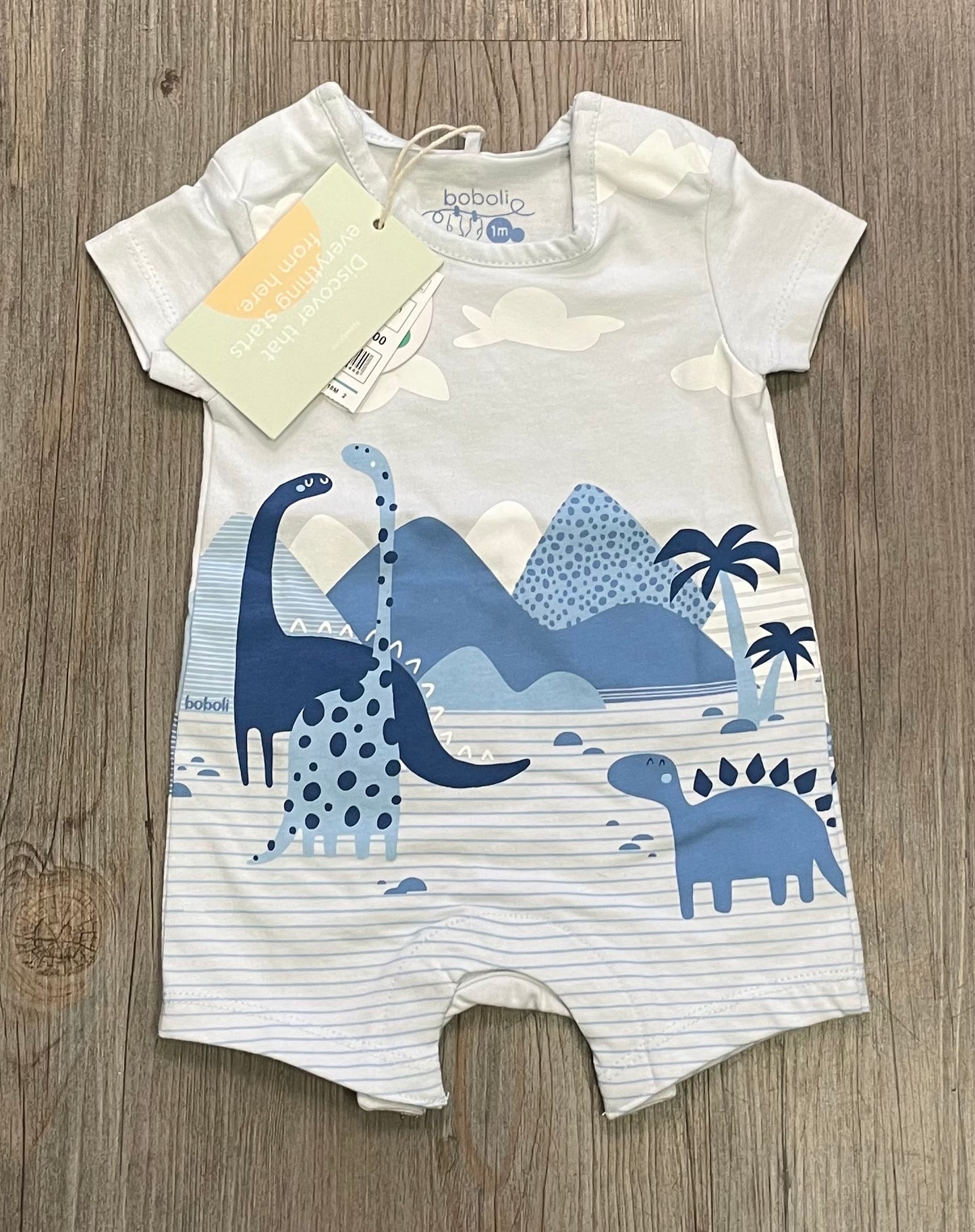 Blue  Boboli Romper, 1M