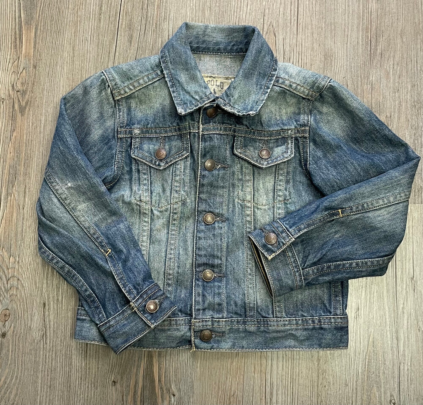 Blue  Polo Jean Jacket, 3Y