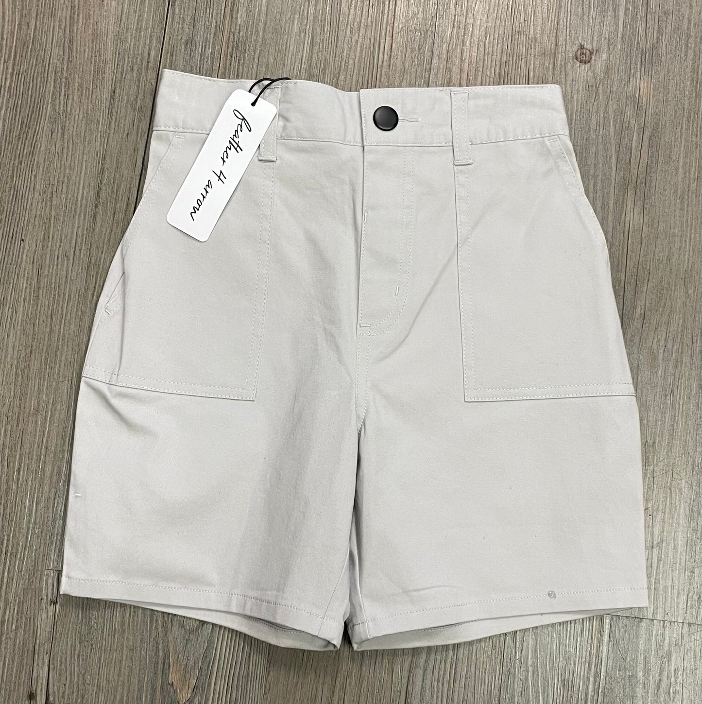 Grey  F4A All Day Twill Shorts, 6Y