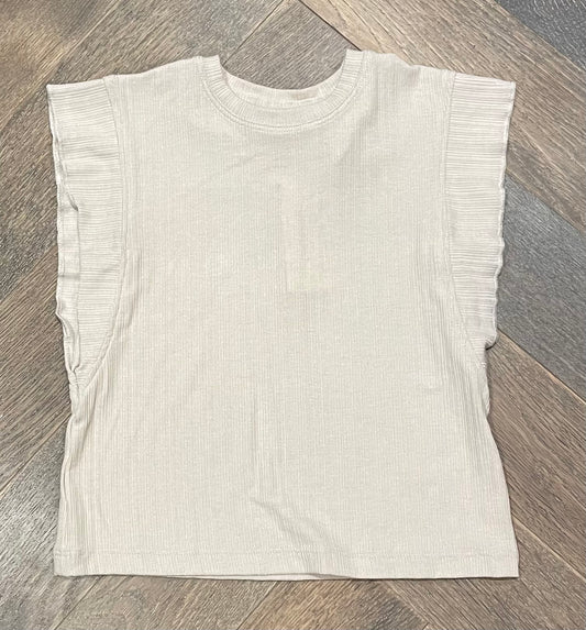 Oatmeal  Vignette Kylie Tank Top, 4Y