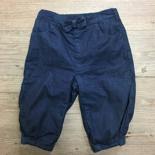 Blue  Jacadi Lined Pants, 12M