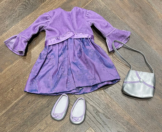 Lavander  MapleleaDoll Clothing Set, 18 Inch