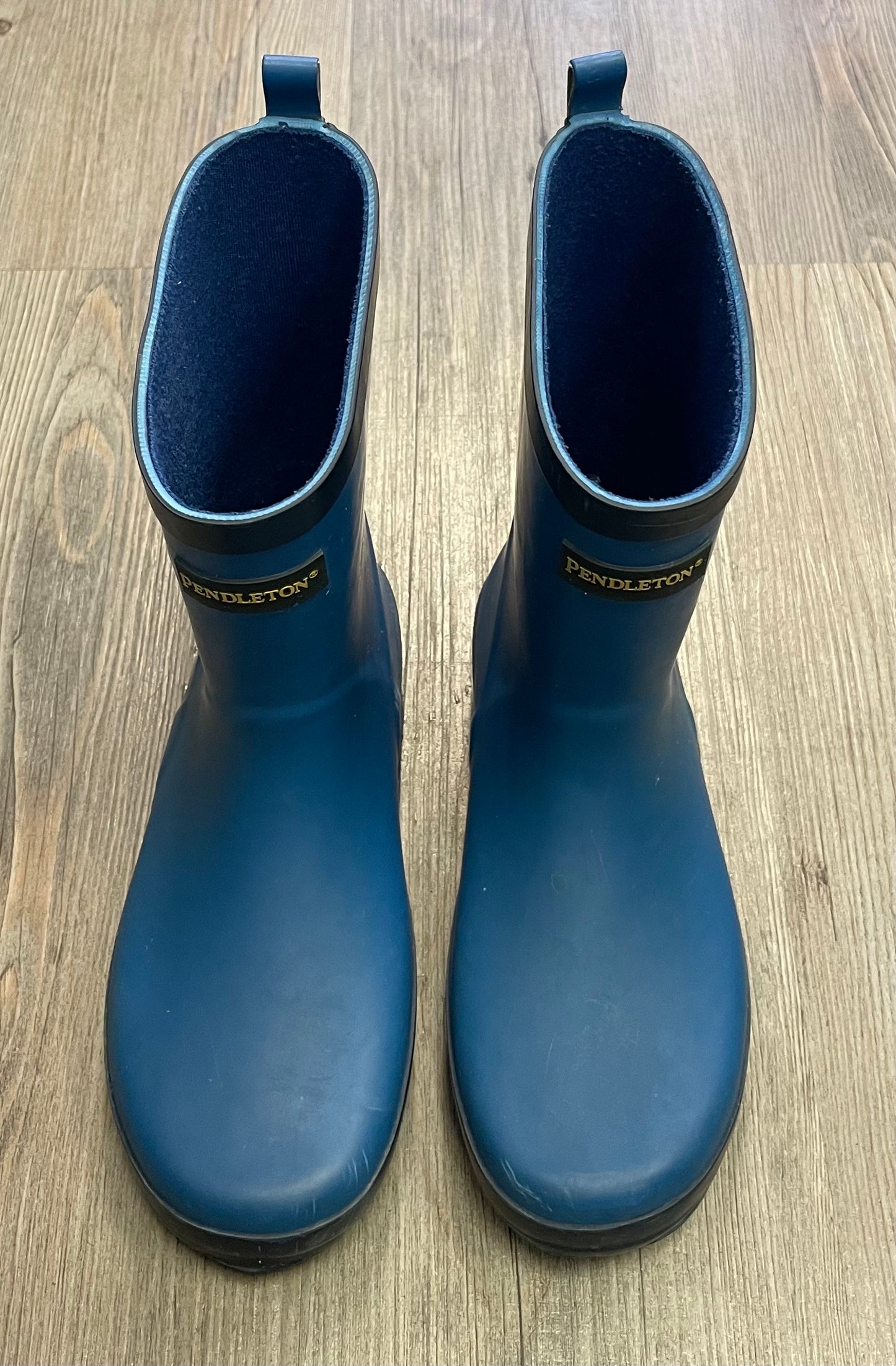 Blue  Pendleton Rain Boots, 3Y