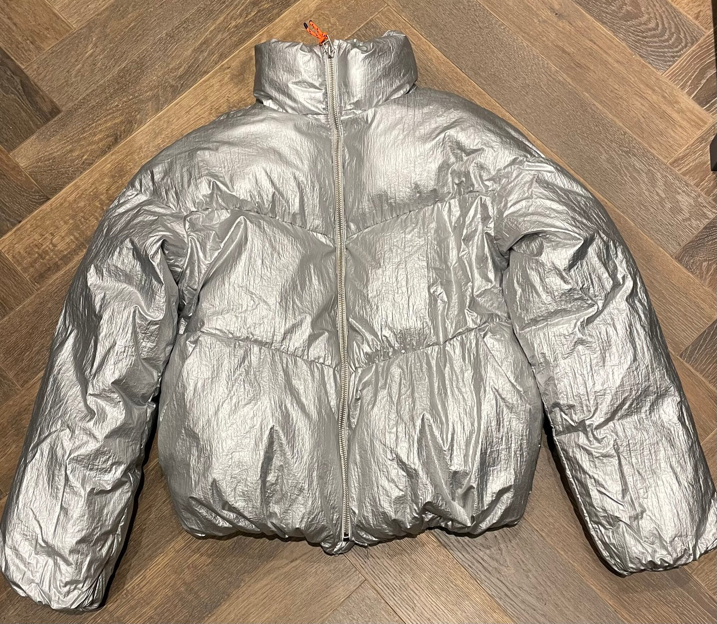 Silver  Zara Winter Jacket, 13-14Y