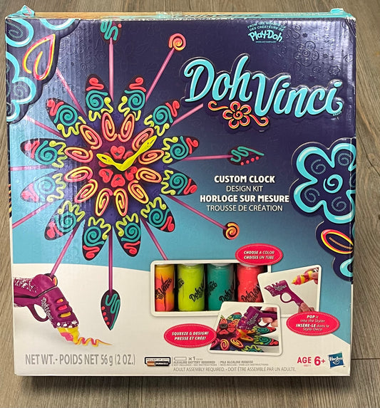 Multi  Doh Vinci Custom Clock, 6Y+