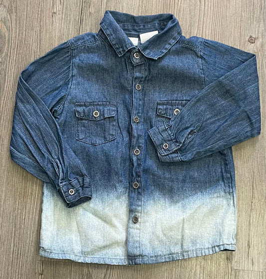 Navy  Kardashian LS Shirt, 2Y