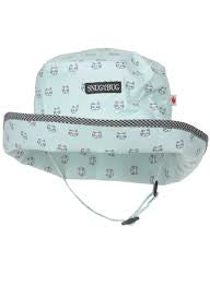 Mint Gre  Whiskers Sun Hat, 6-12M