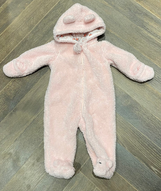 Pink  Carters Fleece Hooded, 6M