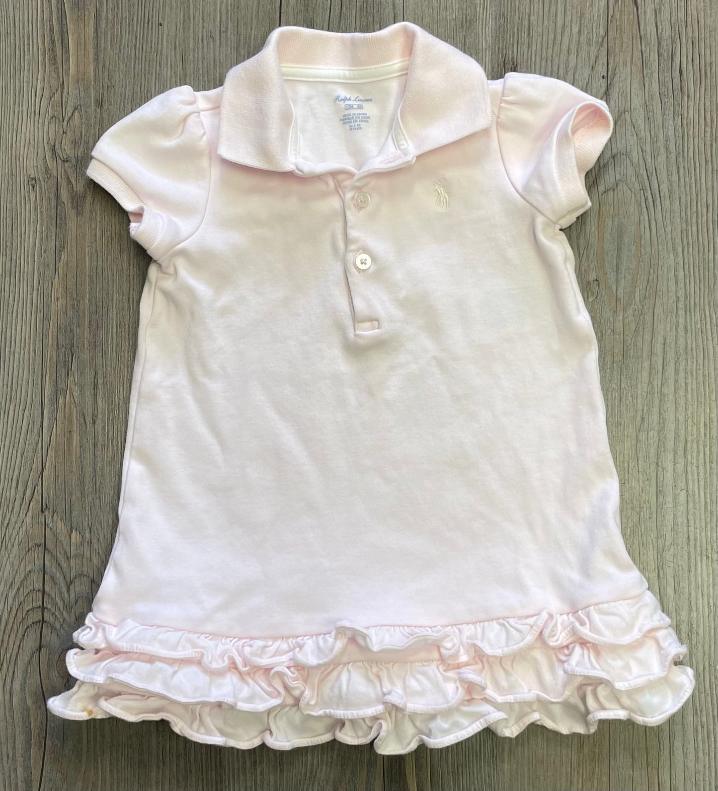 Pink  Ralph Lauren Dress, 12M
