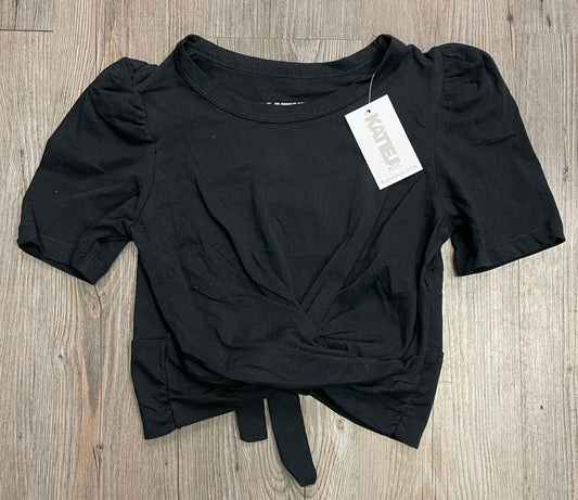 Black  KatieJ NYC Cropped Tee, 10Y