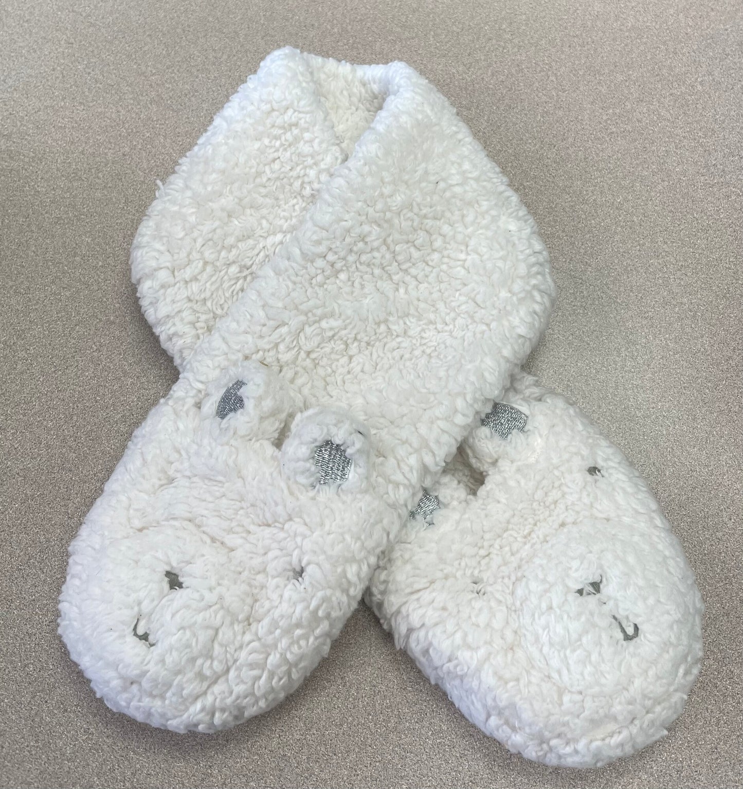 Ivory  Gap Fleece Scarf, Pre-owned