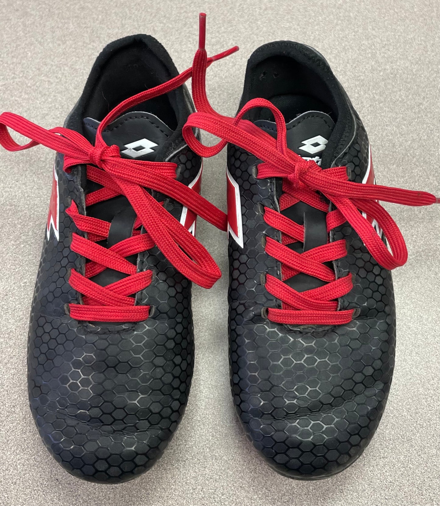 Red  Lotto Soccer Cleats, 12Y