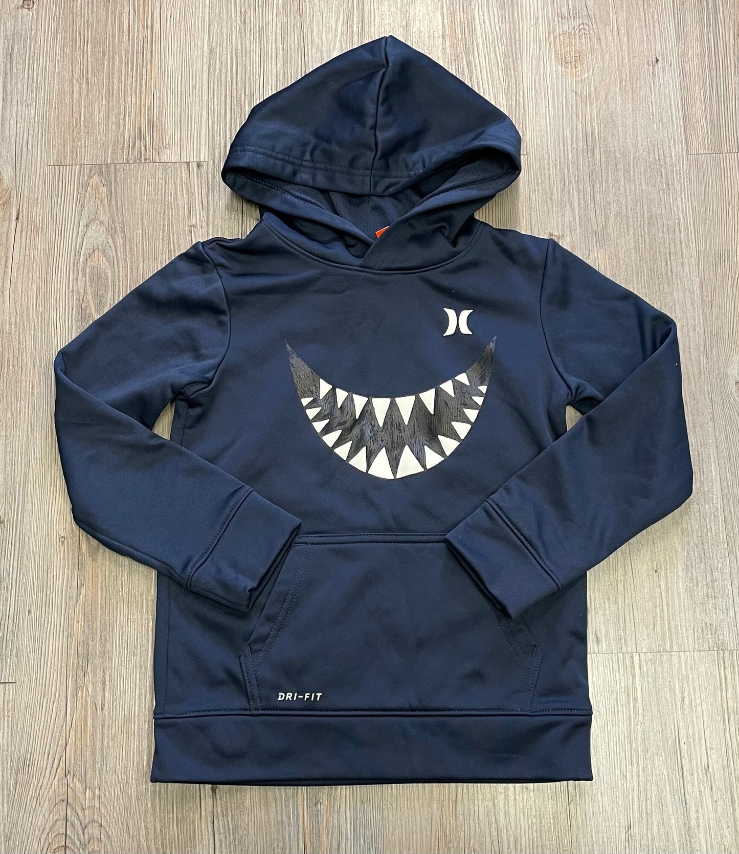 Navy  Hurley Pullover Hoodie, 6-7Y