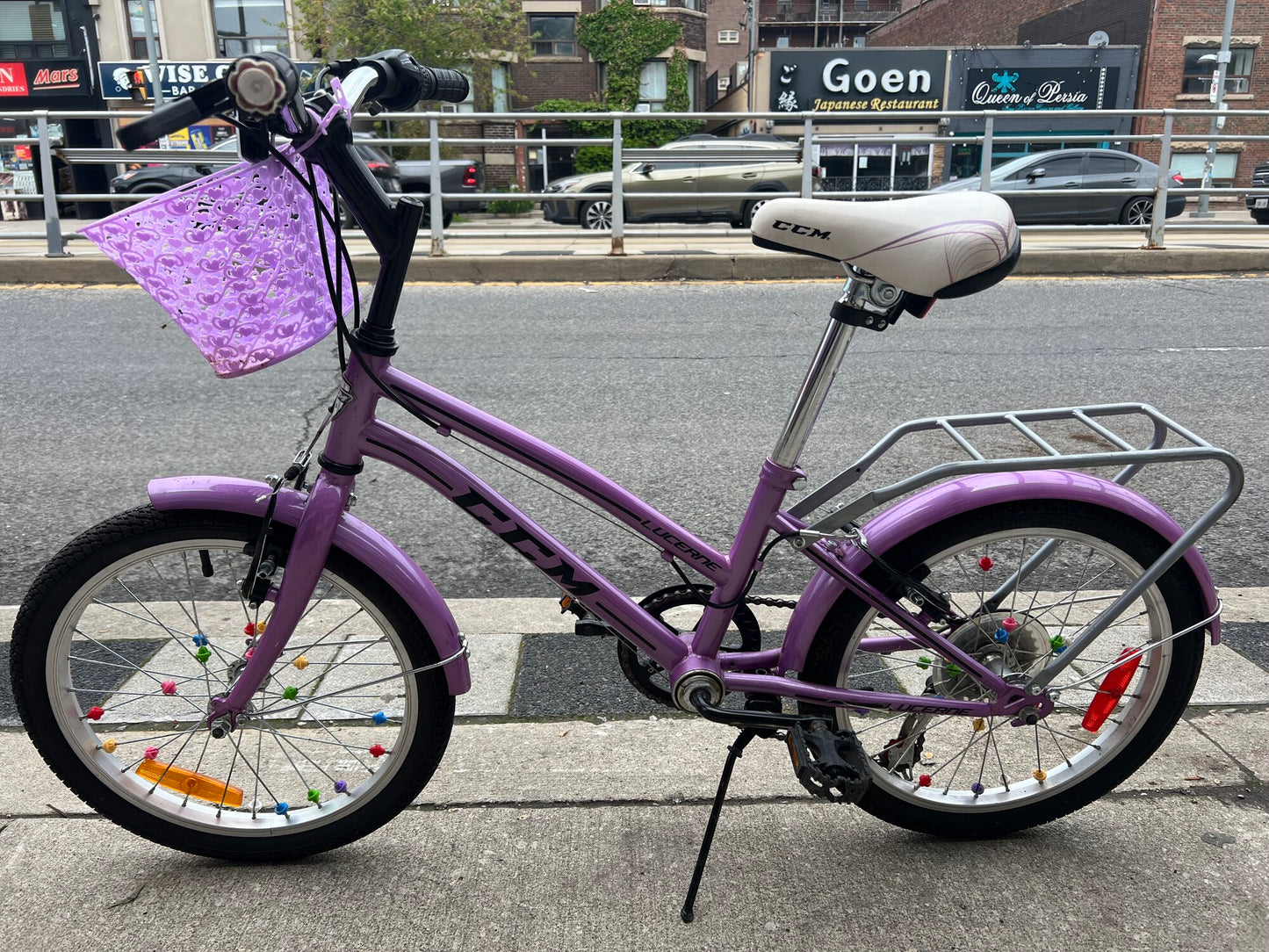 Purple  CCM Lucerne Bike, 18 Inch