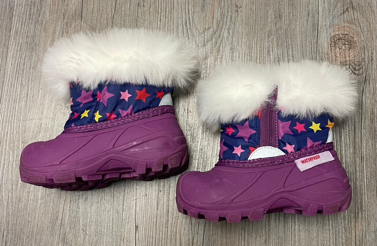Purple  Winter Boots, 6T