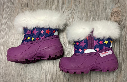 Purple  Winter Boots, 6T