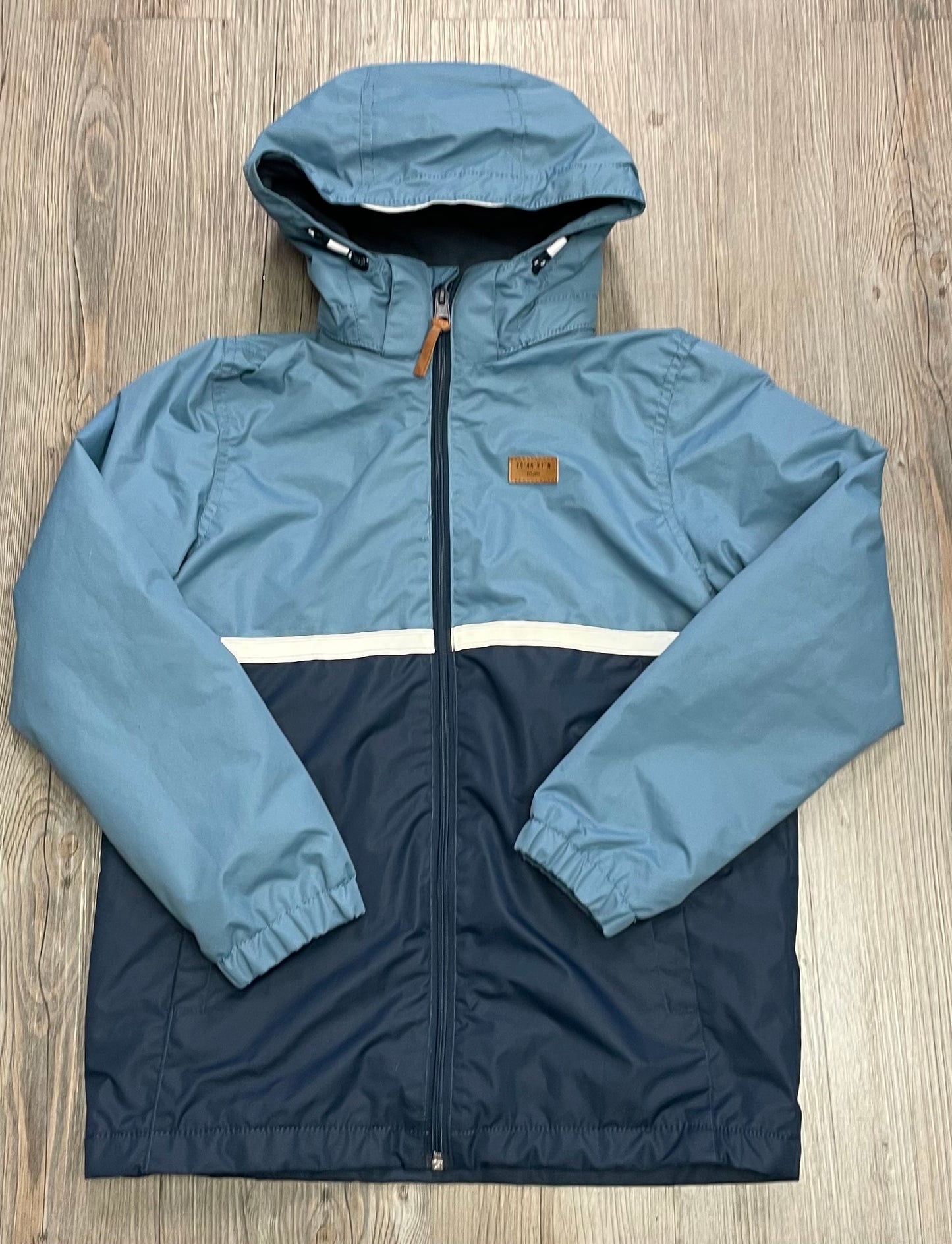 Blue  H&M Rain Jacket, 9-10Y