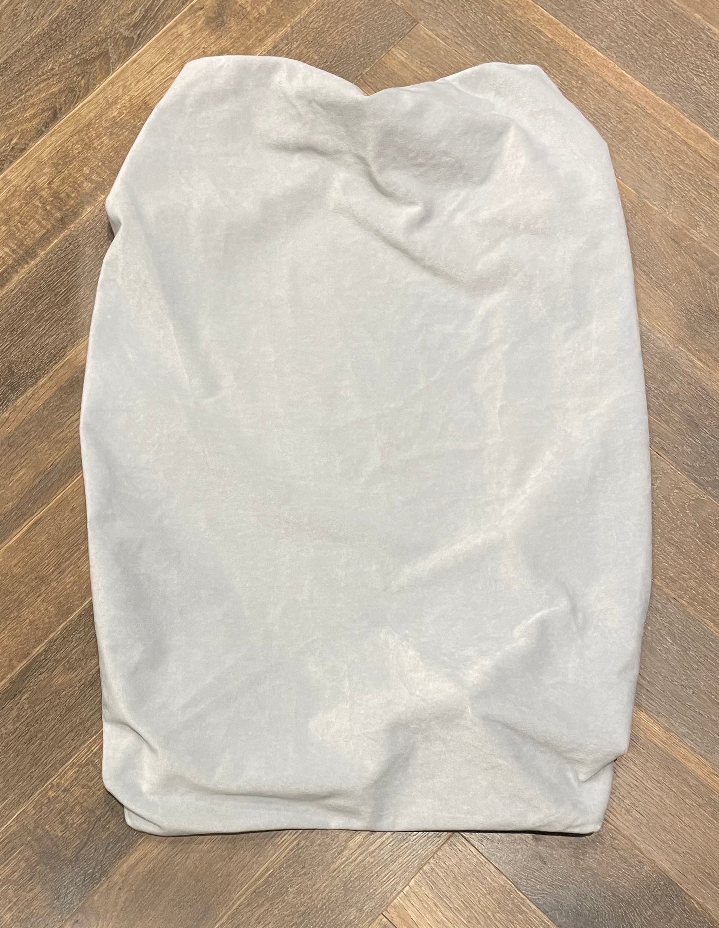 Grey  Changing Pad Cover, One Size