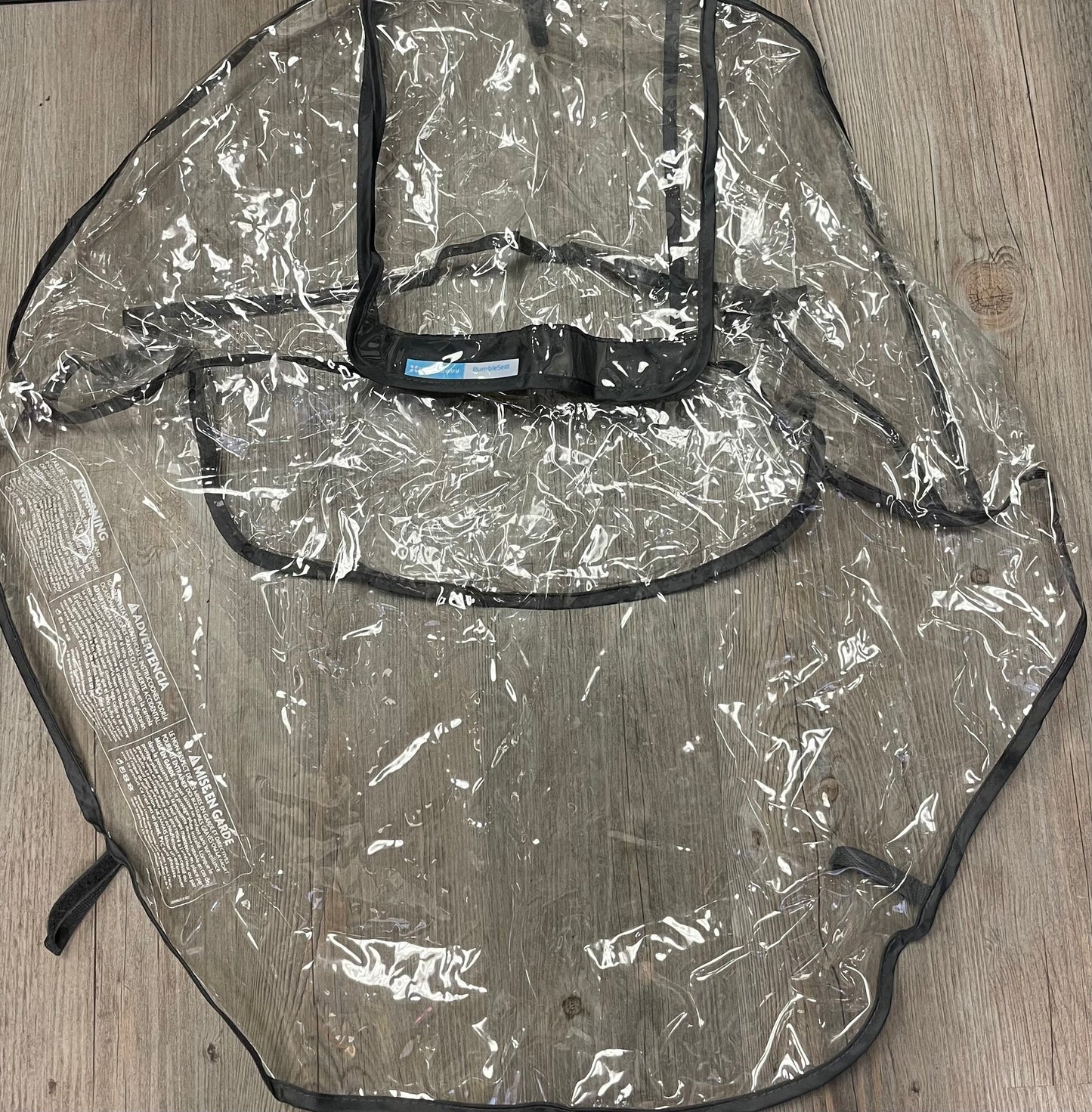 Clear  Uppa Baby Rain Cover, Pre-owned