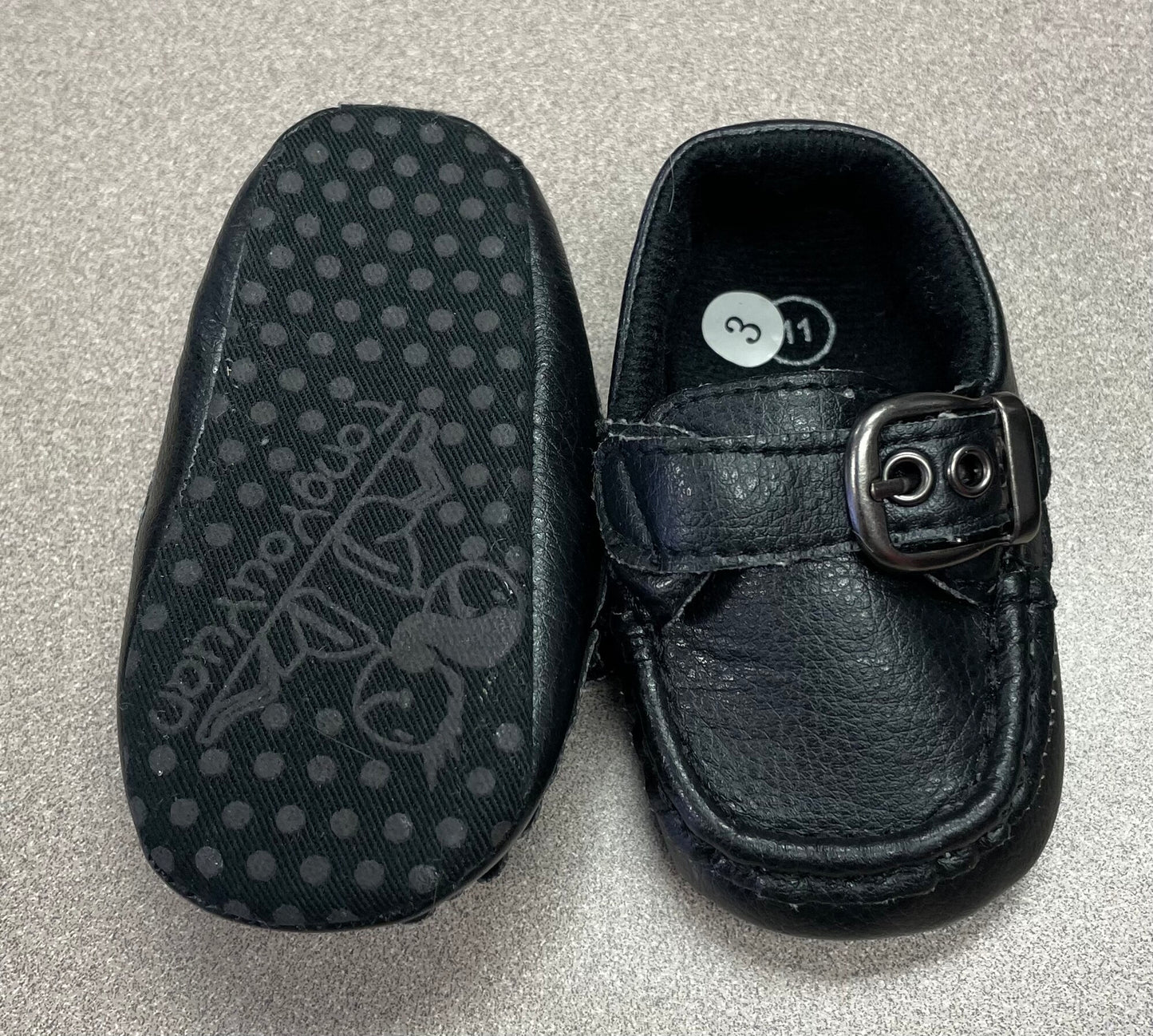 Black  Tongyouyuan Dress Shoe, 9-12M
